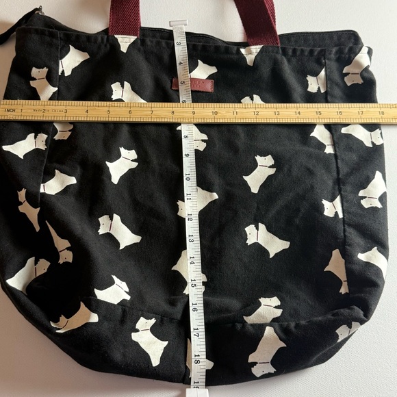Radley London Scottie Dog Canvas Tote Bag - Picture 7 of 8